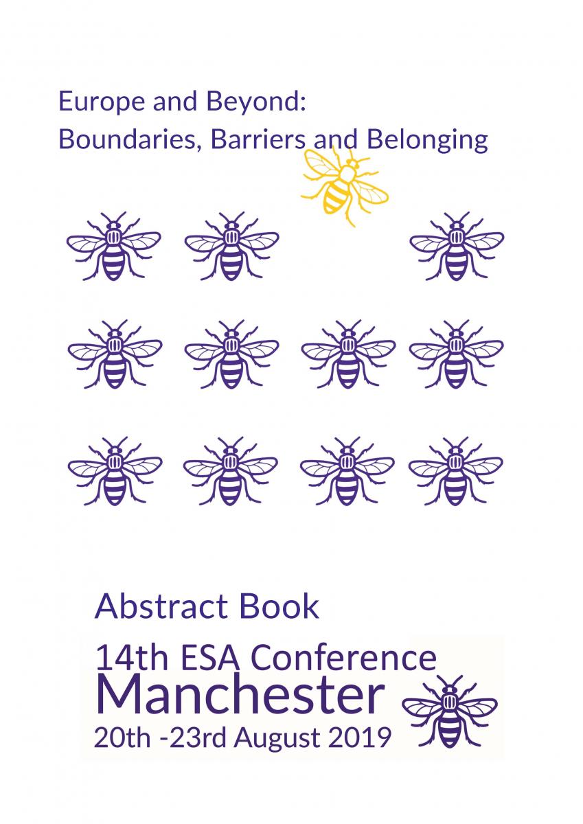 Esa 19 Abstract Book Online European Sociological Association